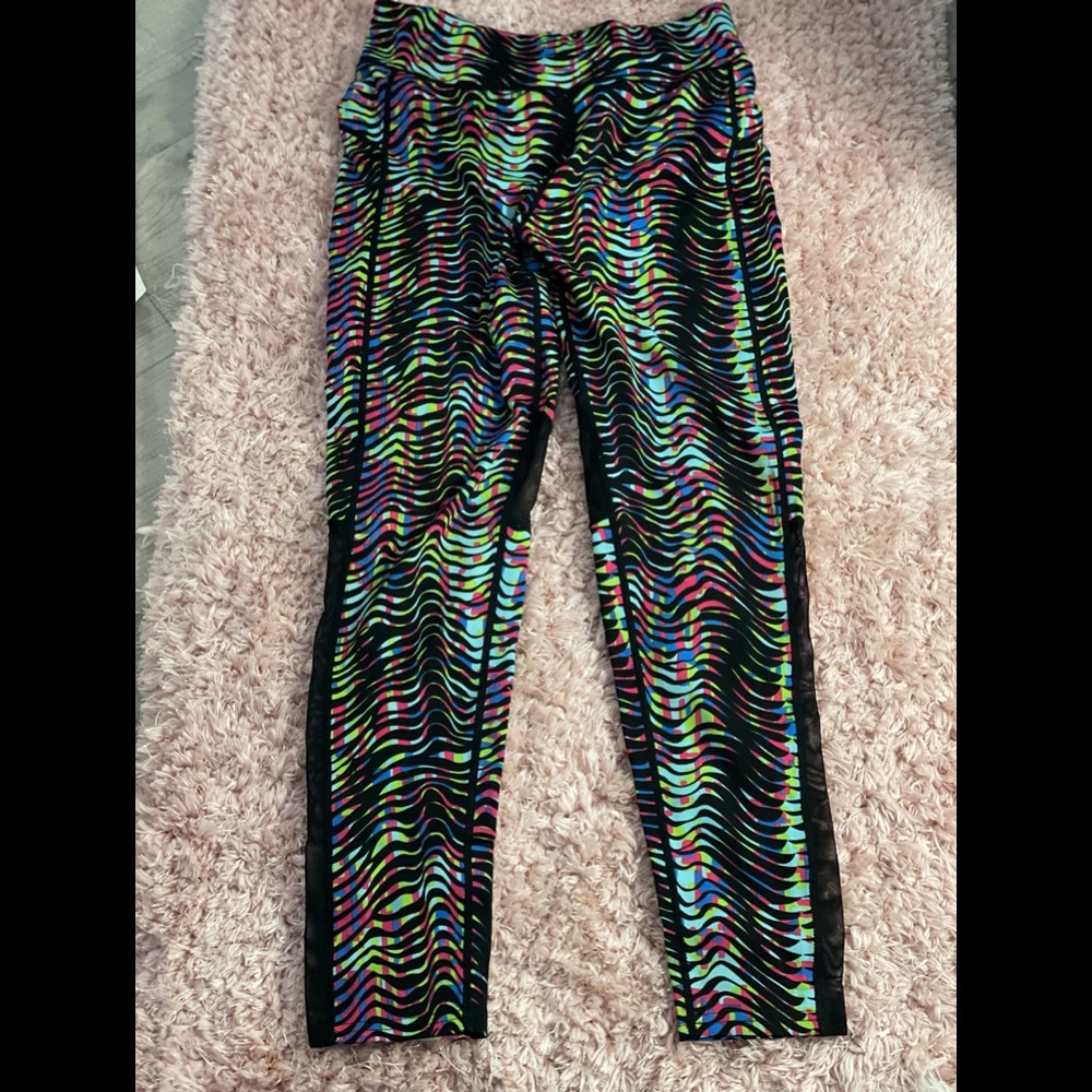 Woman's Leggings Soft PolyesterTwo-Tone Yoga Pants